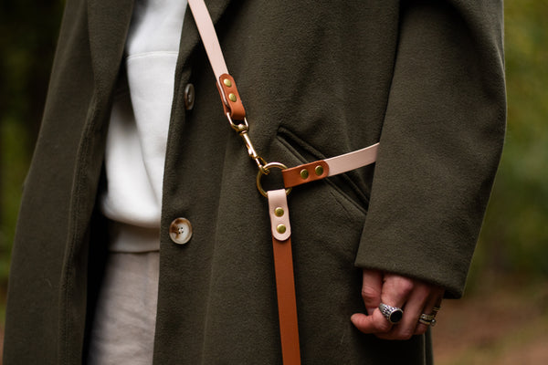 Laisse Biothane "ARAVIS" (3 points + mains libres)